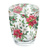 Double-walled glass 0.2 L Christmas florals