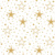 NIGHT SKY gold-white 33x33, Ambiente