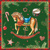 CLASSIC ROCKING HORSE green 33x33