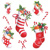 X-MAS STOCKINGS white, Ambiente