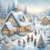 WINTER IN BACKYARD 33x33, Ambiente