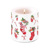 Candle small X-Mas stockings white, Ambiente