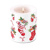 Candle medium X-Mas stockings white