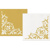 REVERSE DESIGN MOTIF gold-white  Airlaid, PAW