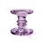 Standing candle holder LIGHT PURPLE, Ambiente