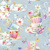 TEA CUPS blue 33x33, Ambiente