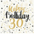 GOLD BIRTHDAY 30 40x40/50 Airlaid, PAW 