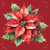 FESTIVE POINSETTIA  red 33x33, Ambiente