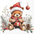 TEDDY´S GIFT white 33x33 servítky, Ambiente