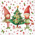 ELVES BY THE TREE 33x33, Ambiente