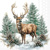 WINTER STAG white, Ambiente
