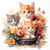 KITTENS IN BASKET, Ambiente
