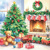 BY THE FIREPLACE 33x33,  Ambiente